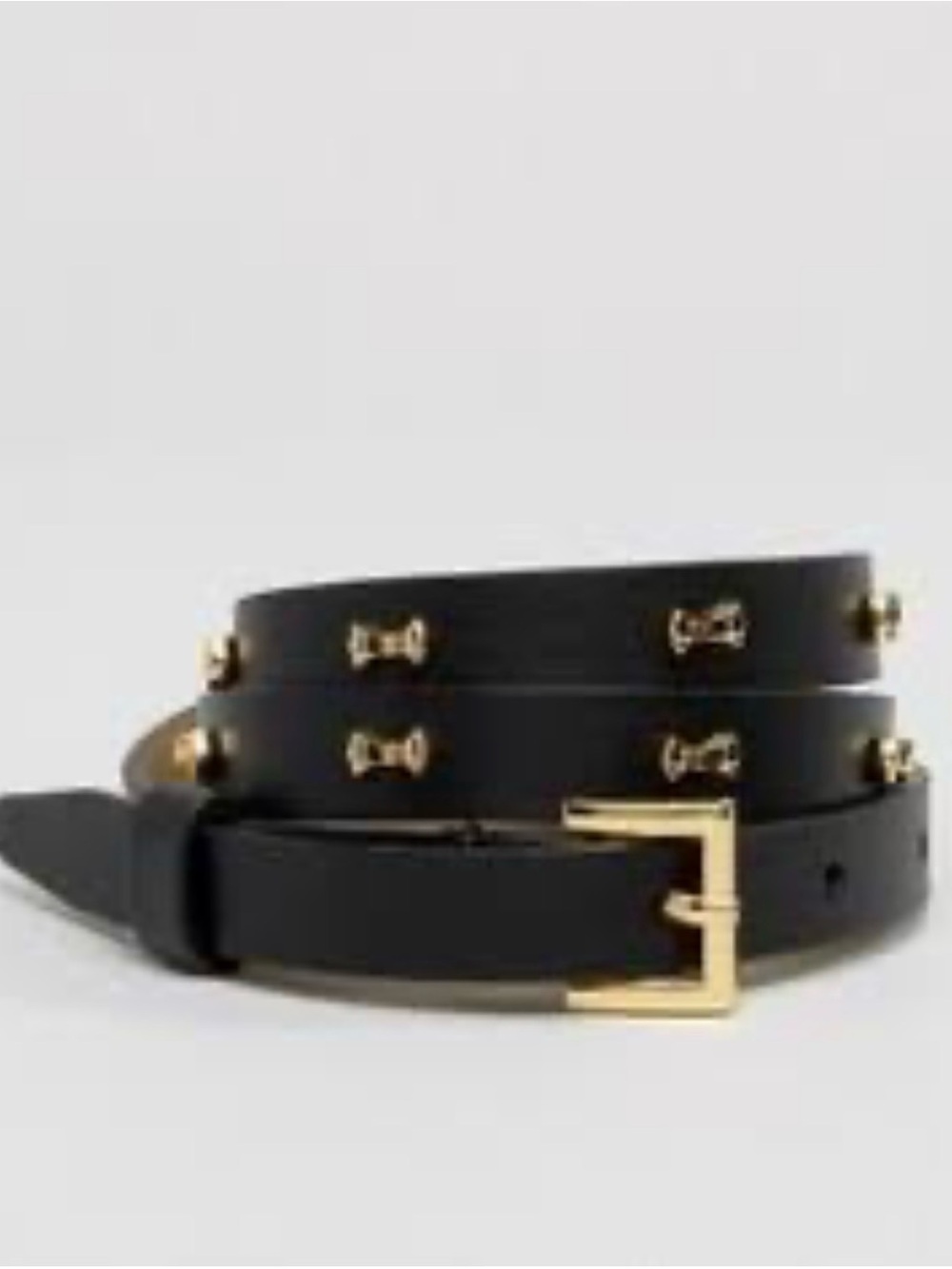 Ted Baker Micro Bow Leather Belt